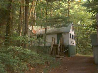 Cabin in natural setting