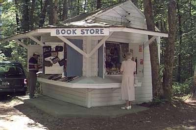 The book store is a popular stop