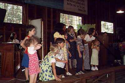 Kids count at Douglas Camp Meeting