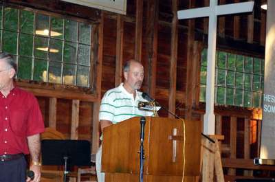 Dr. Mike Cnossen seeks the Lord's Blessing on Douglas Camp