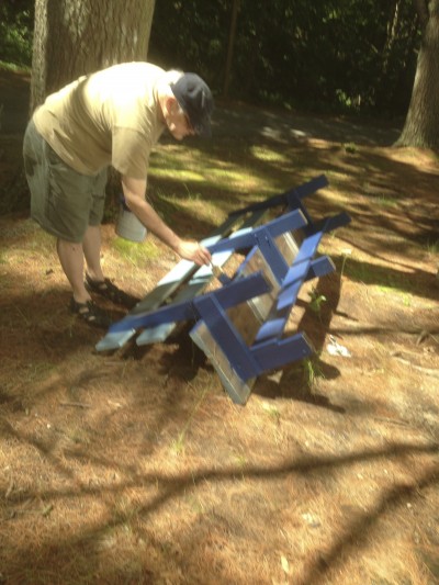 LOTS OF BENCHES TO PAINT