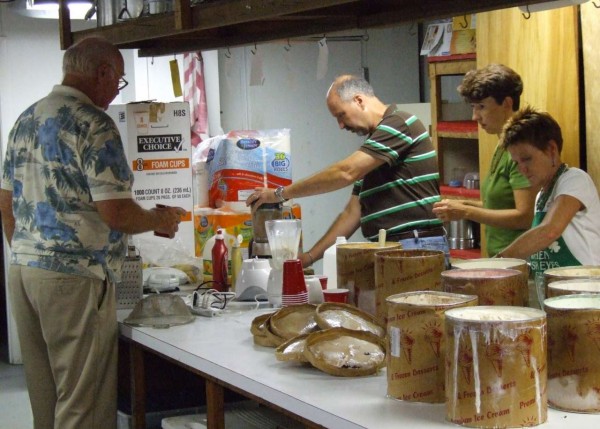 Ice Cream is always popular on a hot summer night